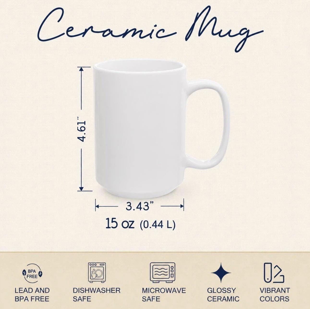 Personalized 15 oz Snowman Mug with Name – Christmas Gift - photo 4