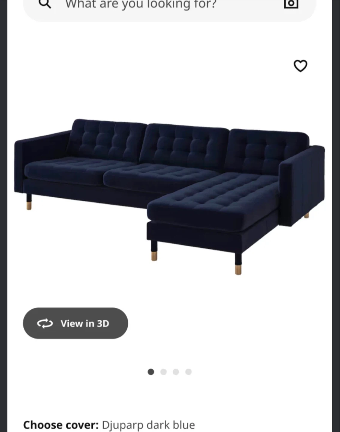 MORABO IKEA velvet  Sectional Sofa