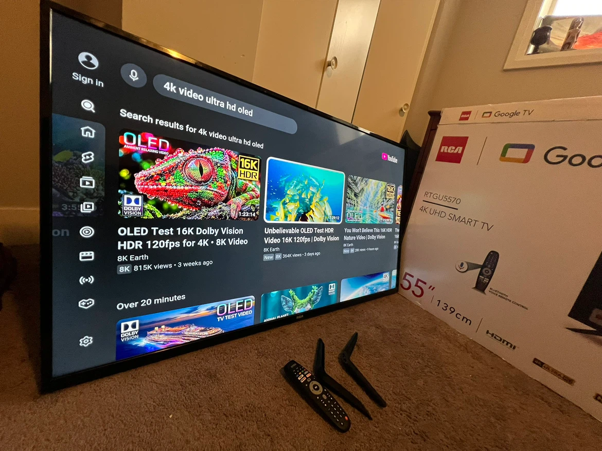 RCA 55 inch 4K UHD Smart TV