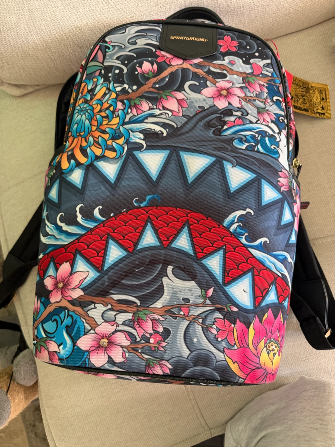 Spray ground Japanese Tattoo Shark Backpack