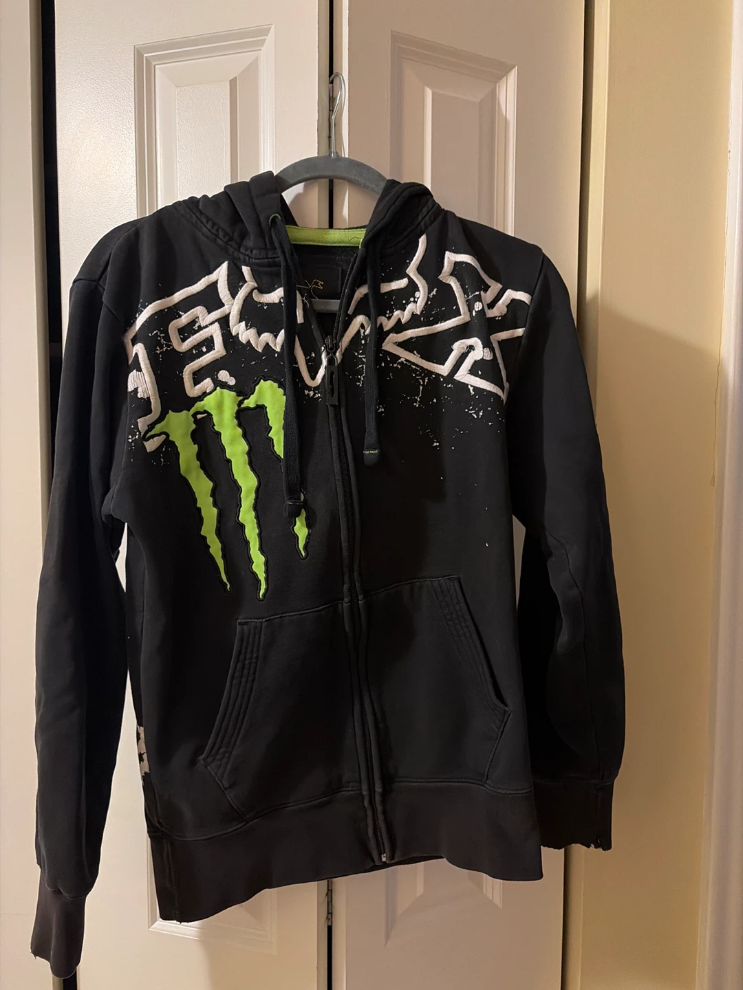 Fox Monster Energy Collaboration Zip-Up Hoodie