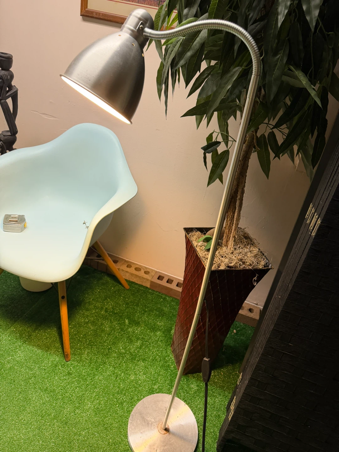 Adjustable Brushed Metal Floor Lamp - photo 3