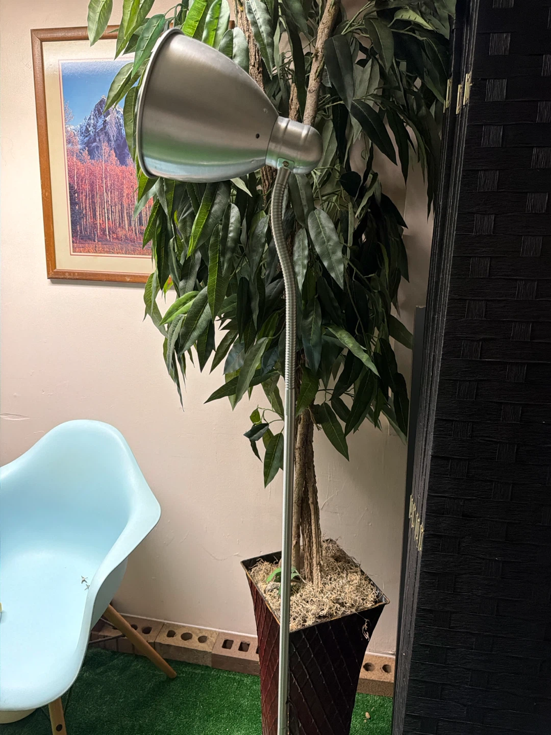 Adjustable Brushed Metal Floor Lamp - photo 4