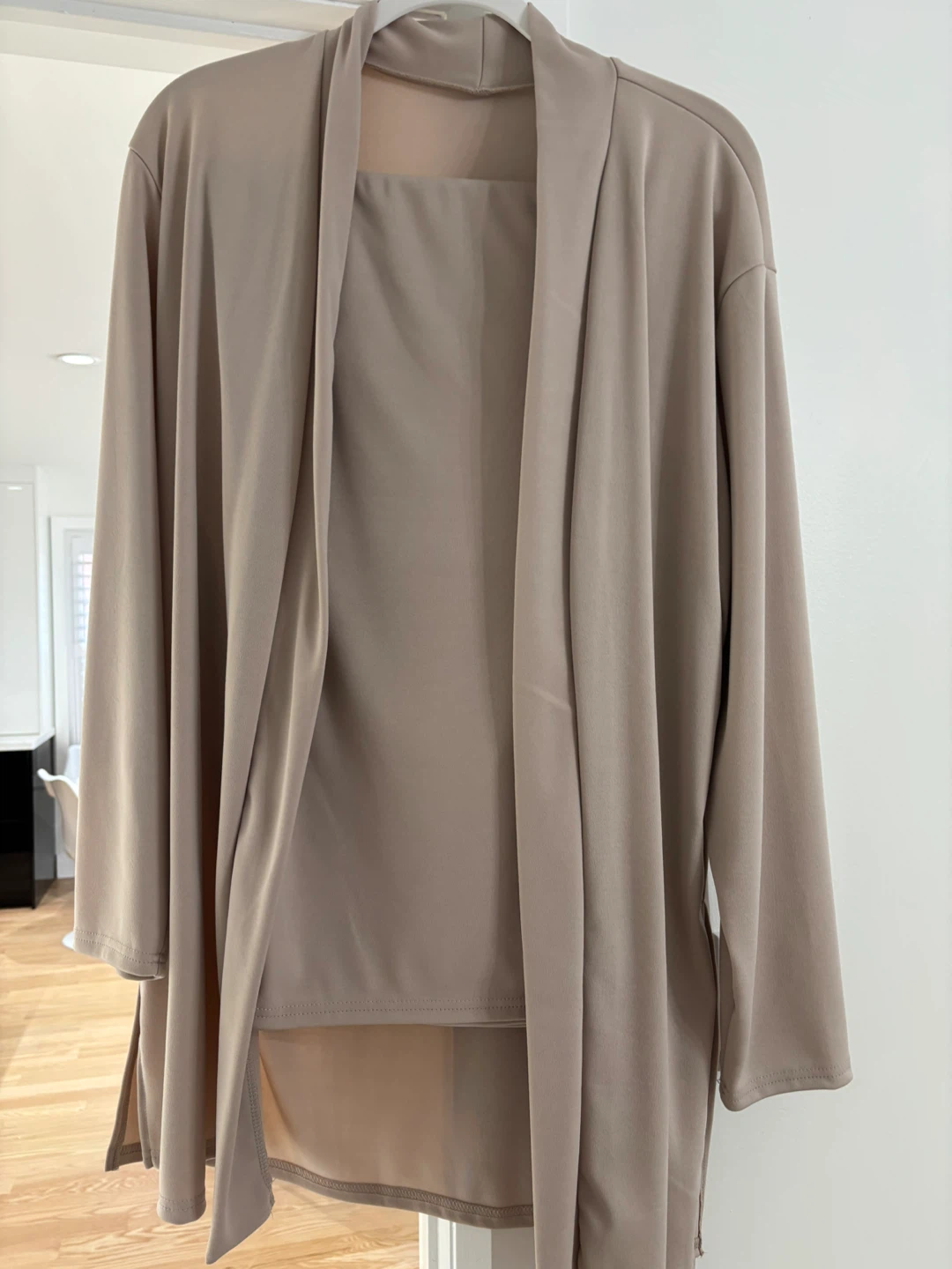 3 piece beige