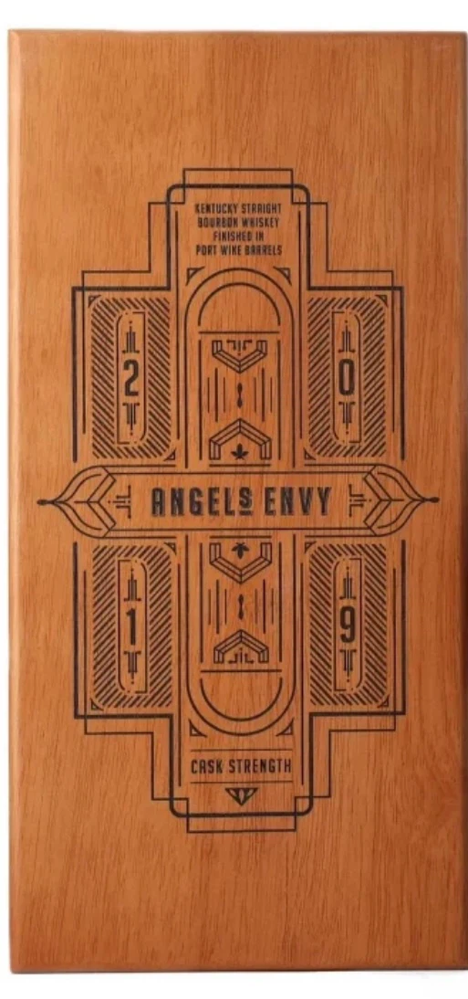 Angels Envy Cask Strength 2019 Wooden Display Box