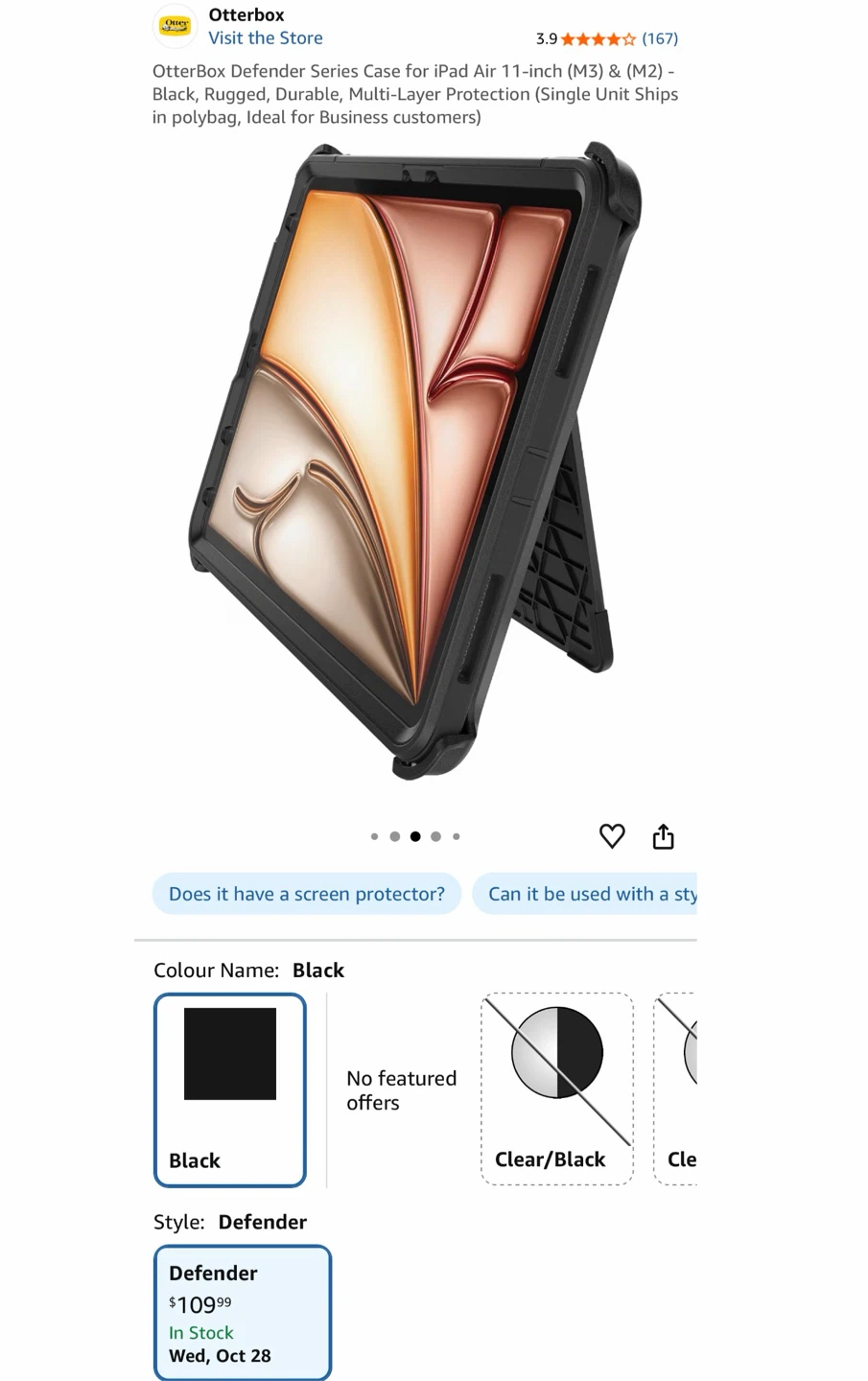 OtterBox Defender Series Pro Case for iPad Air - photo 2