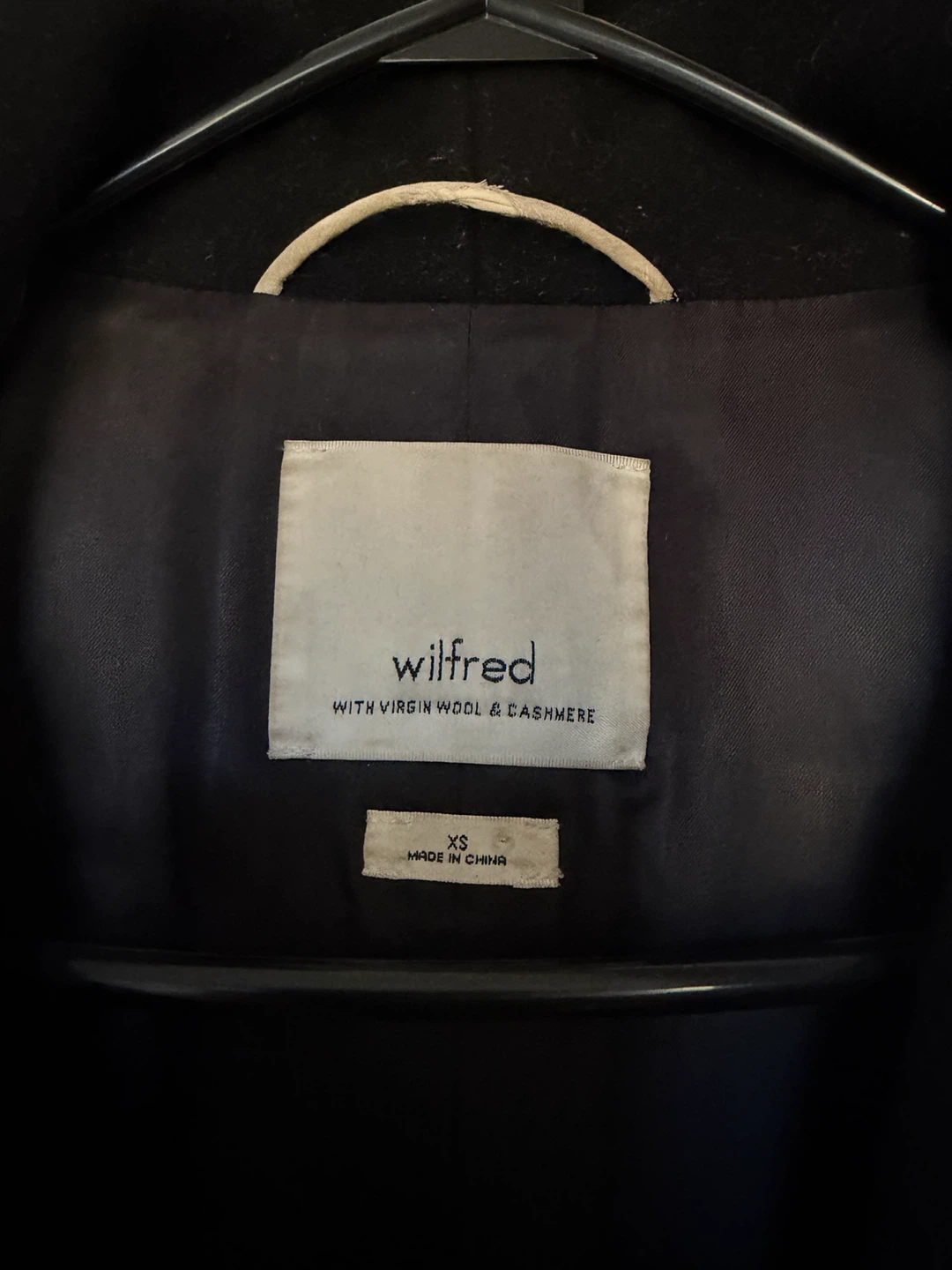 Wilfred Wool & Cashmere Coat Black - photo 3