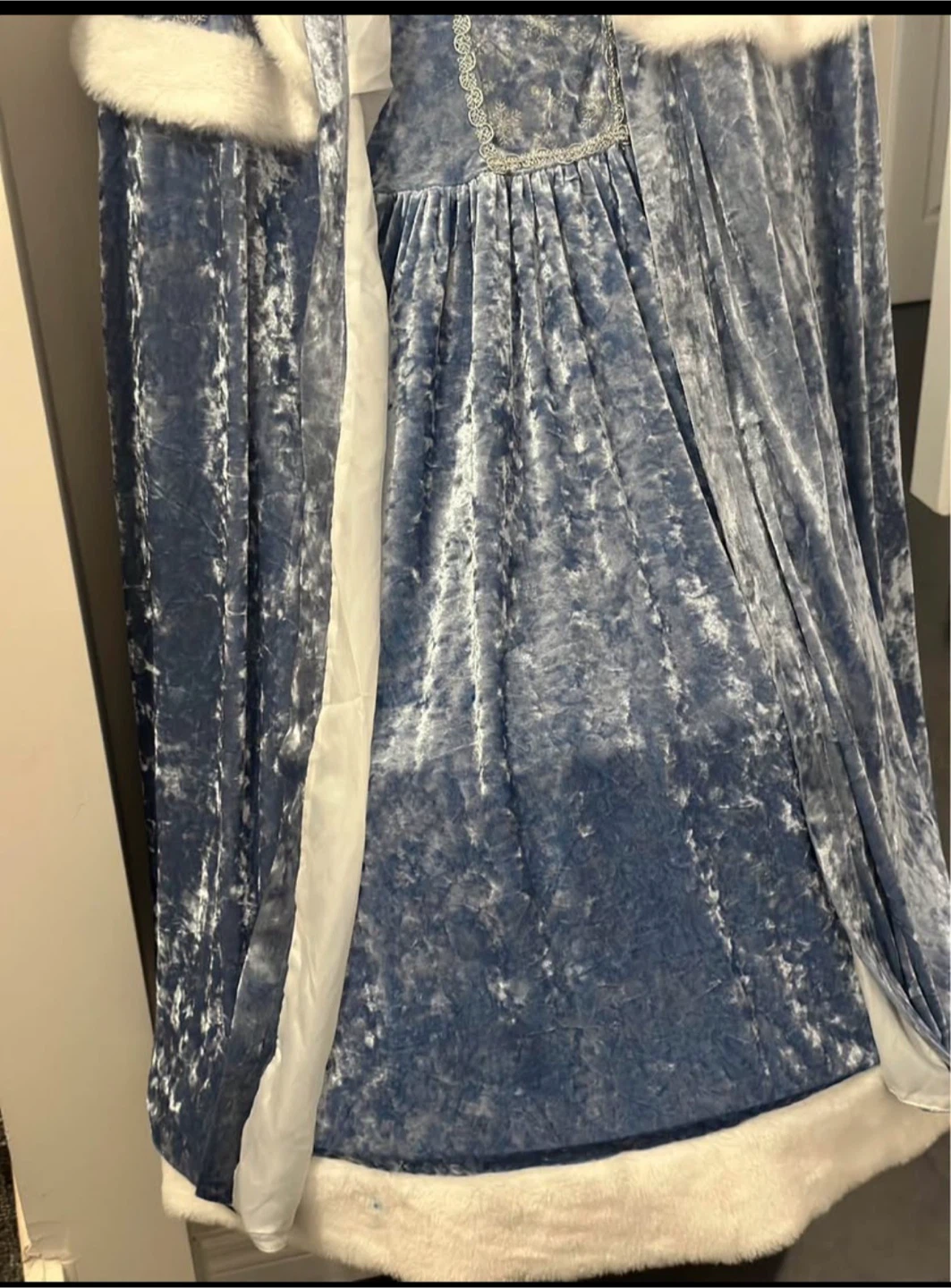 What a Character! Blue Velvet Snowflake Dress and Cape - photo 3