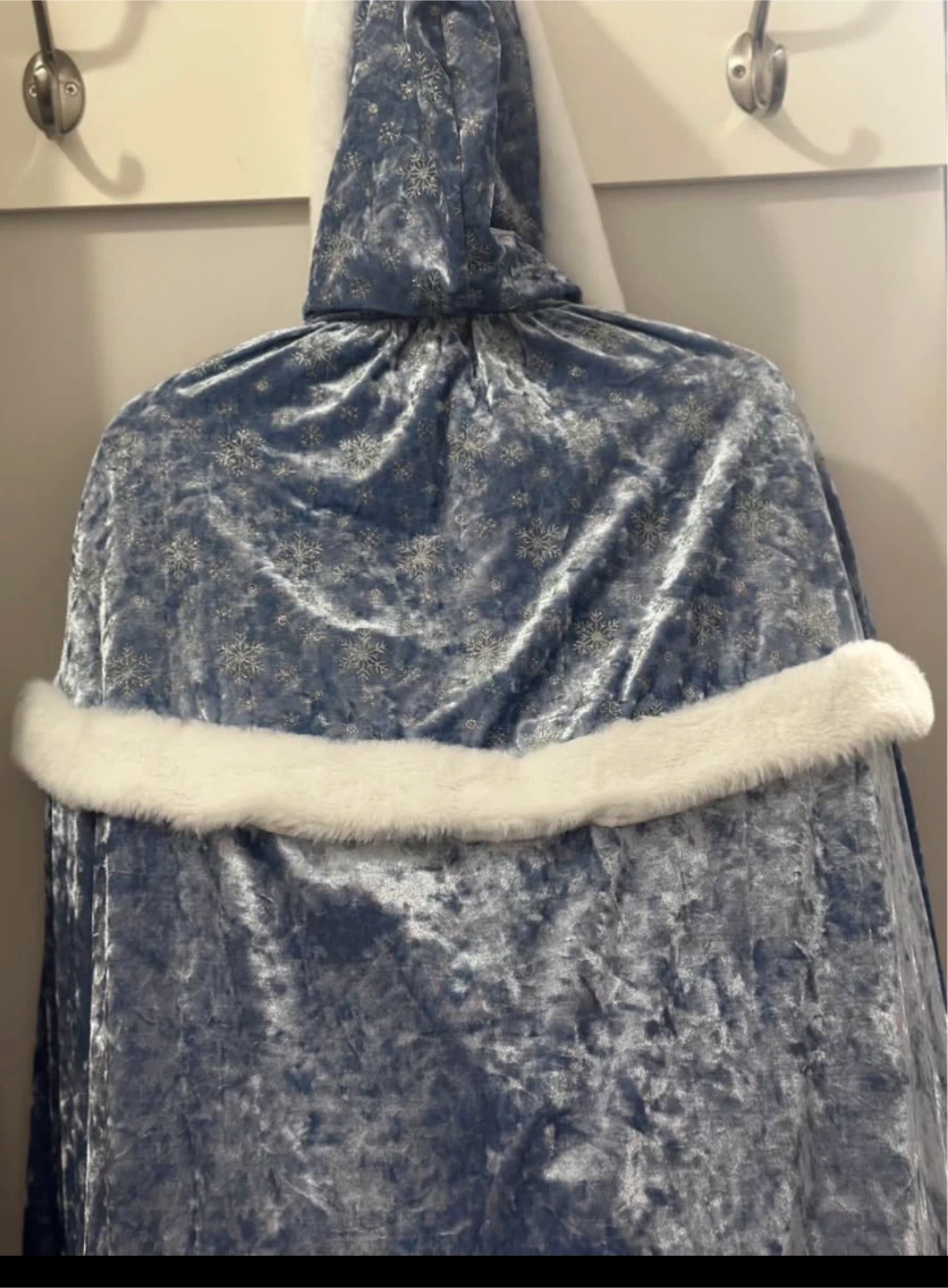 What a Character! Blue Velvet Snowflake Dress and Cape - photo 4