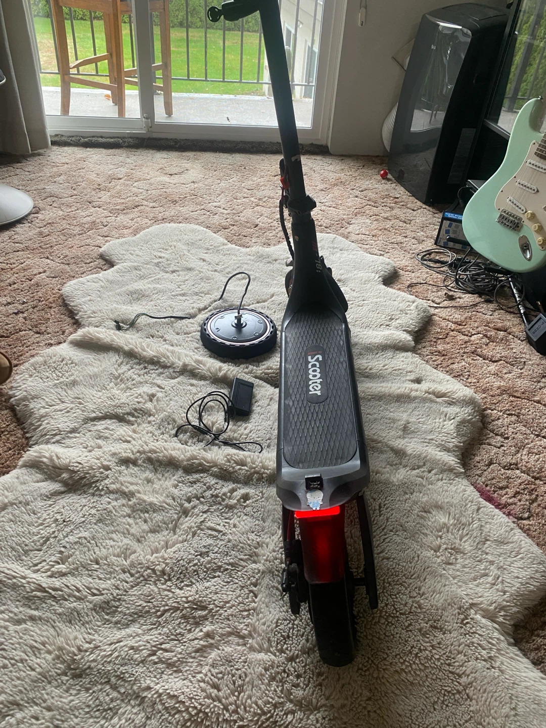 Electric Scooter with Charger and Supercycle Lock