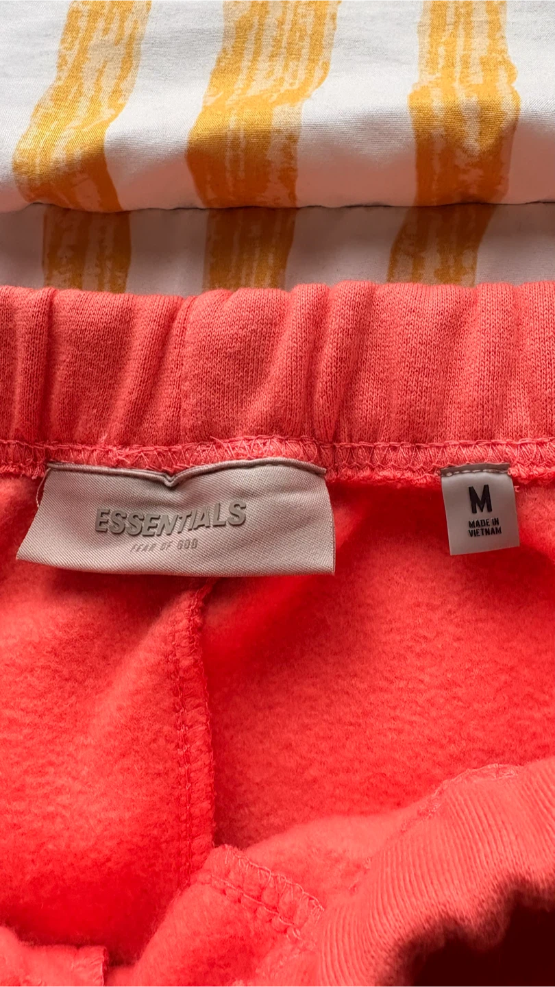 Essentials Fear of God Sweatpants - Coral - photo 5