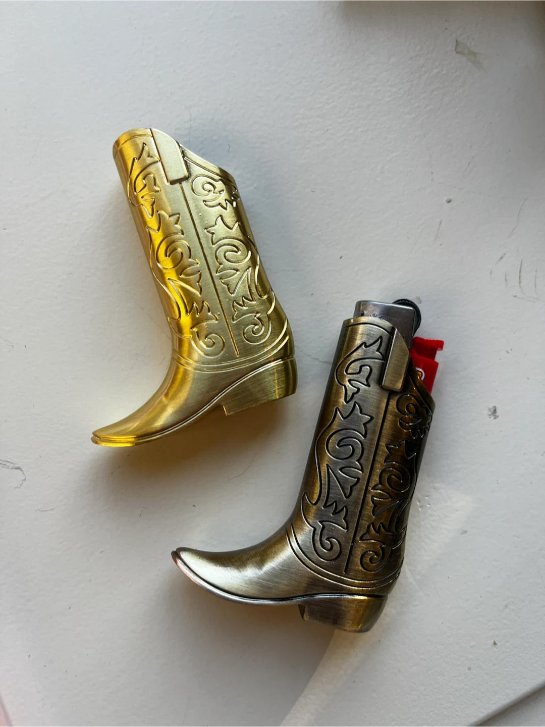 Cowboy Boot Lighter Cases
