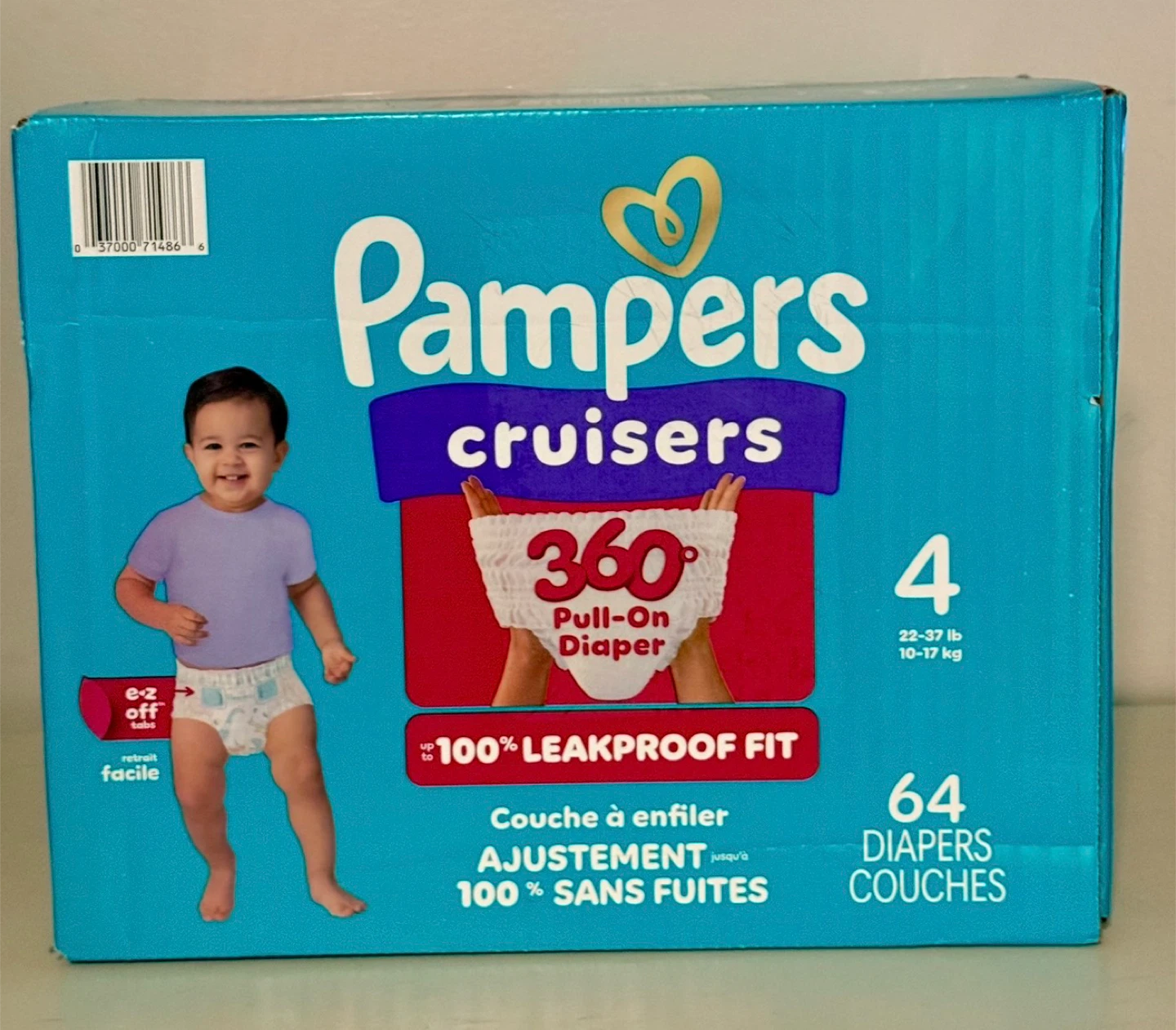 $20 Pampers Cruisers 360 Size 4 Diapers (64 Count)