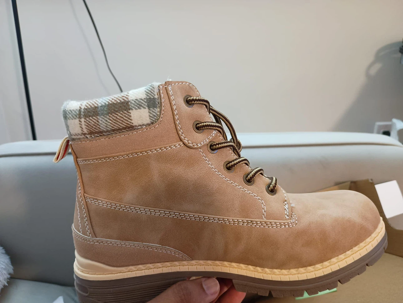 Brand New Cestfini Tan Ankle Boots (Winter Boots) - photo 2