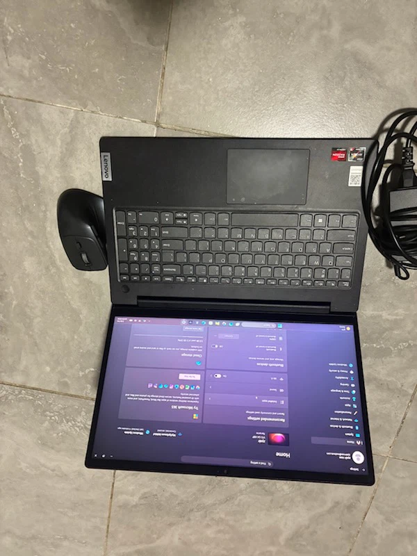 Lenovo Laptop with Mouse and Power Adapter - photo 4
