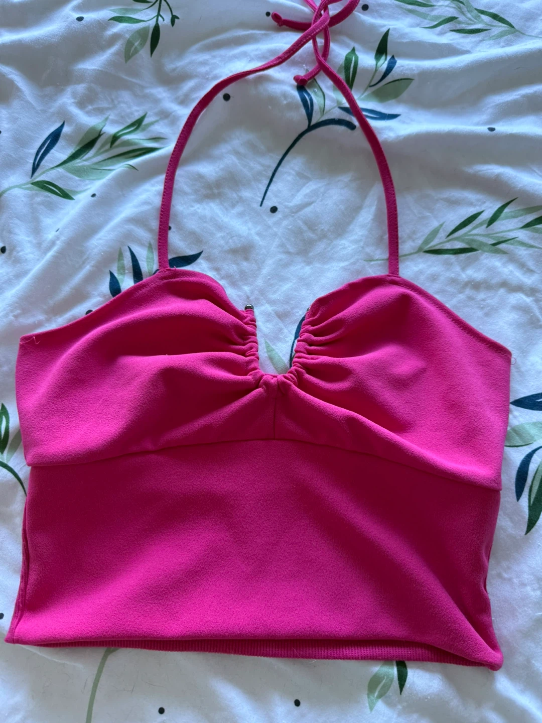 Zara Pink Halter Neck Top