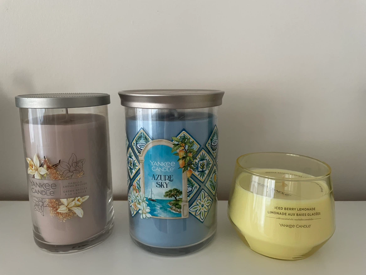 Set of 3 brand new Yankee Candles