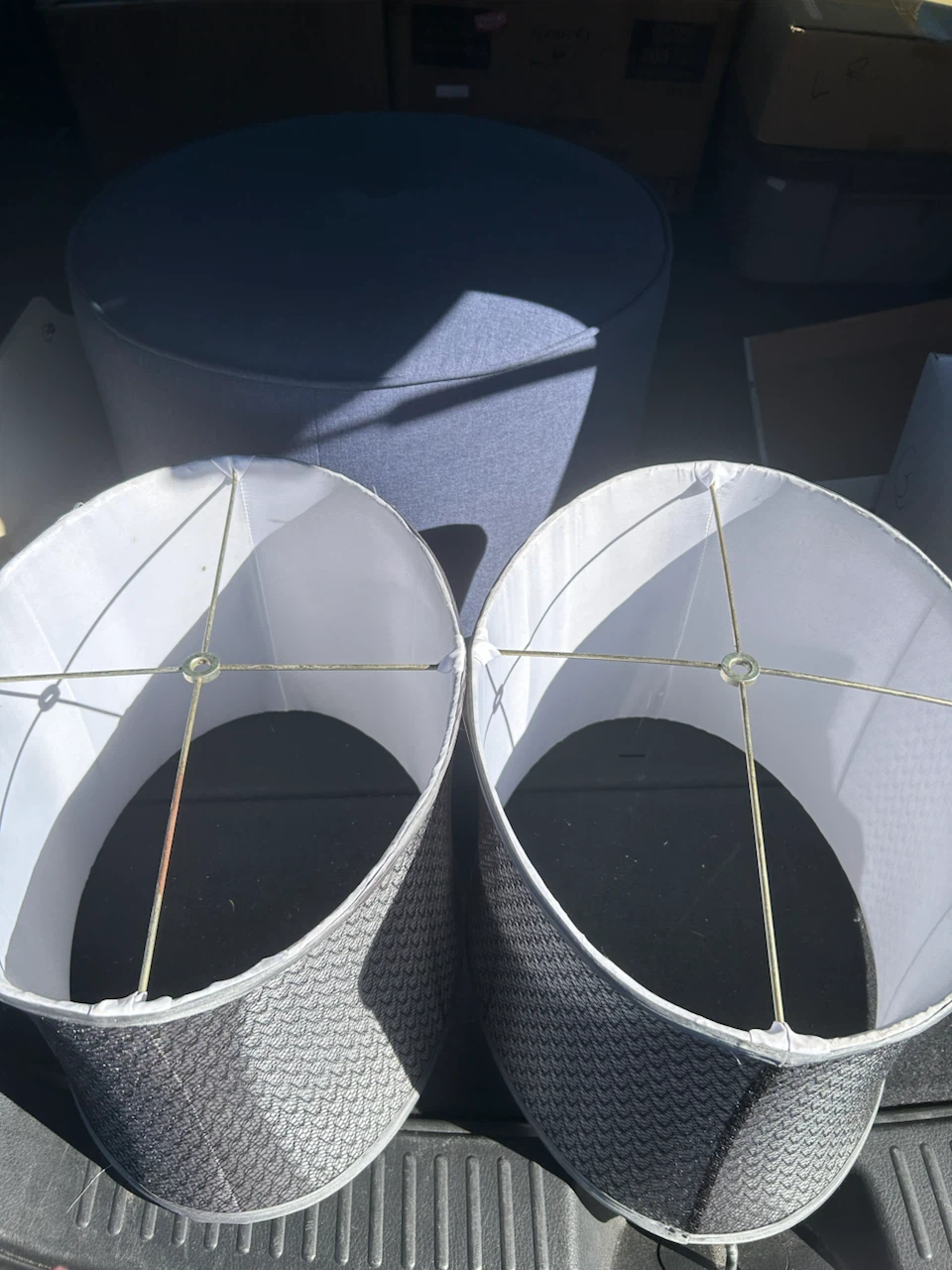 Set of two oval lamp shades - photo 3
