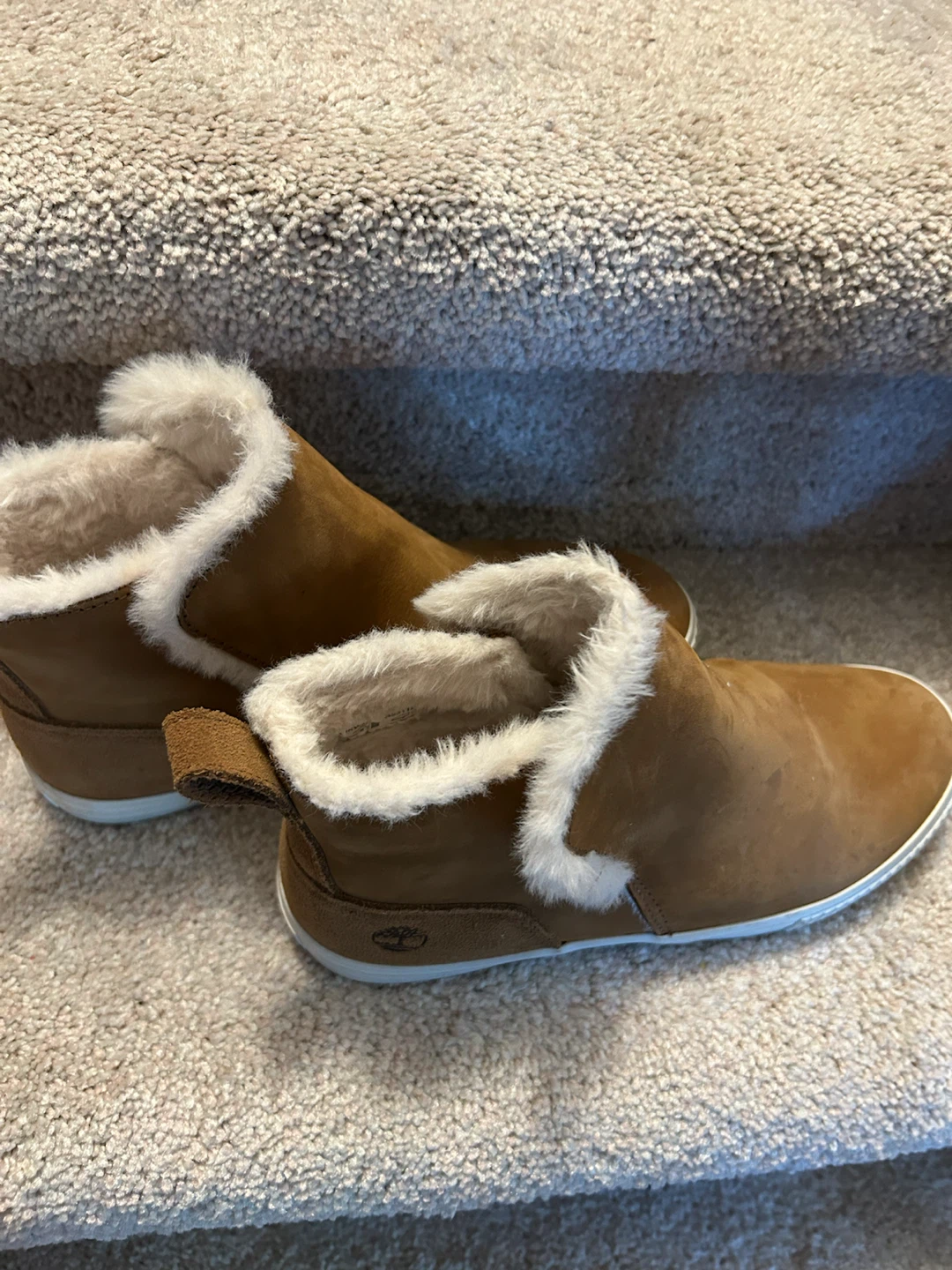 Timberland Faux Fur Ankle Boots