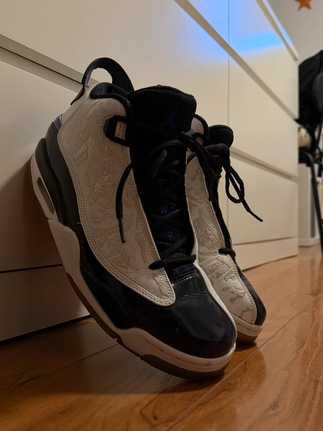 Nike Air Jordan Dub Zero White Black Blue