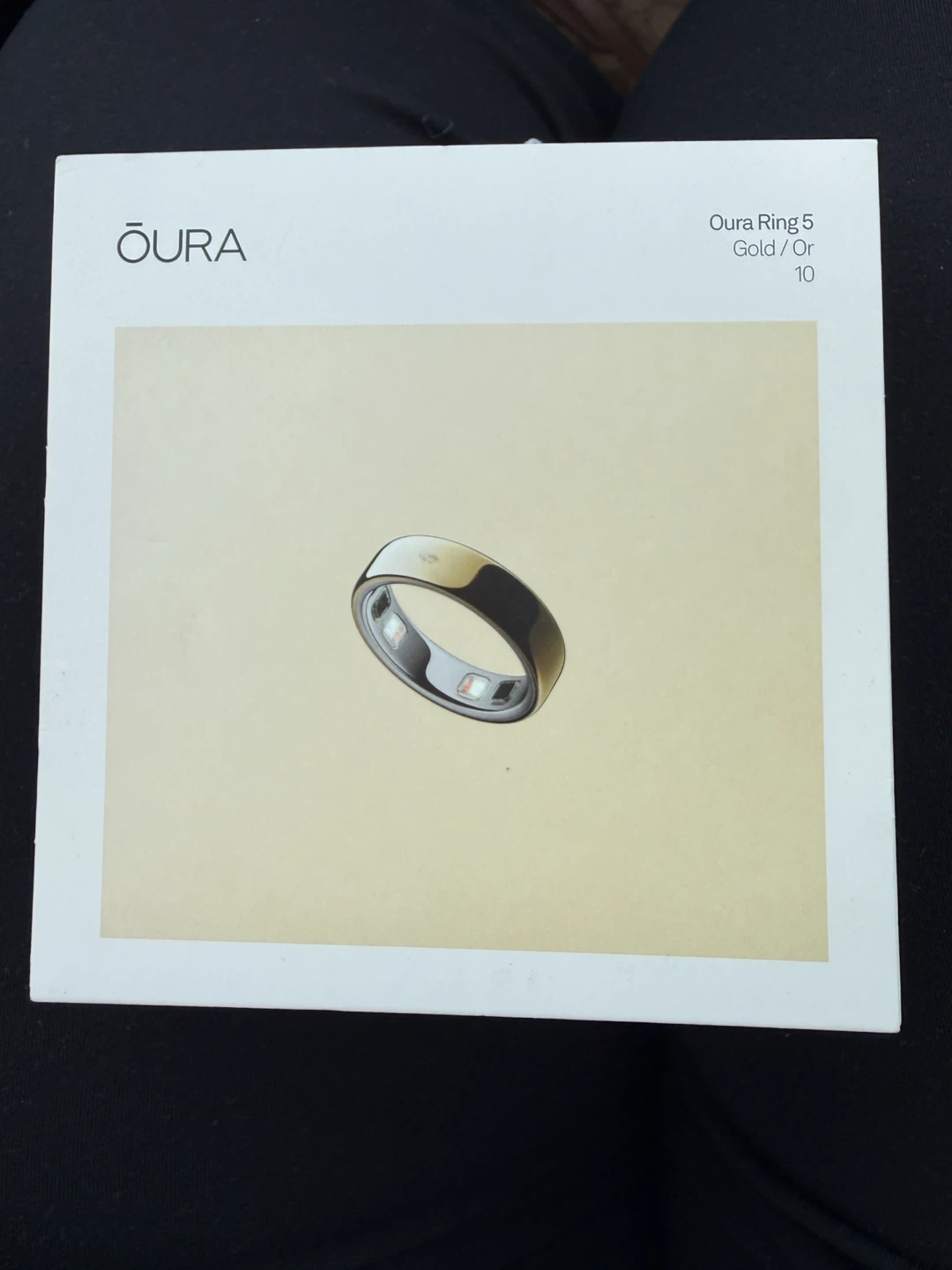 OURA RING 5 GOLD IN A SIZE 10 **NEW**OPEN BOX