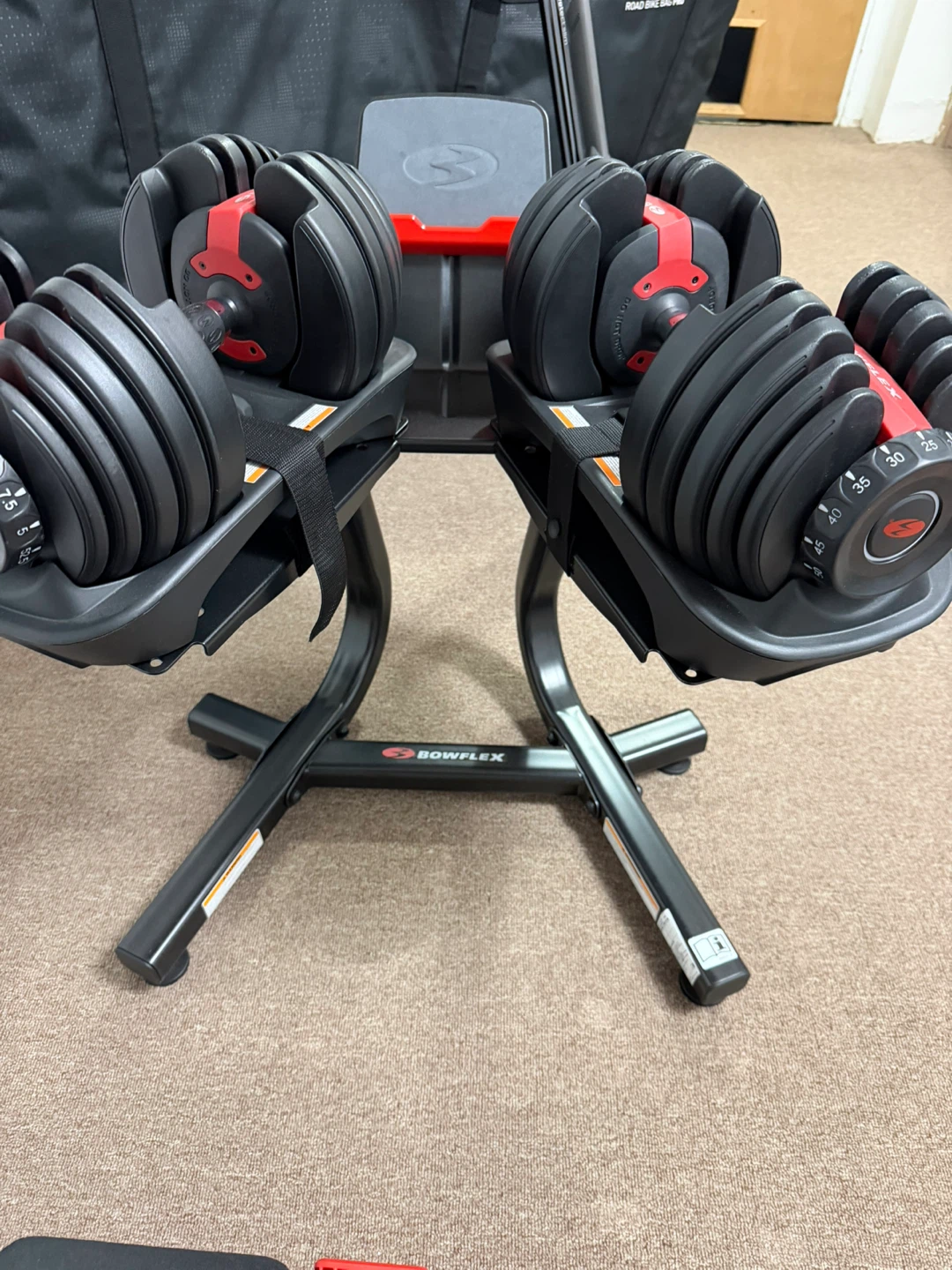 Bowflex Adjustable Dumbbells with stand and Bench - photo 2