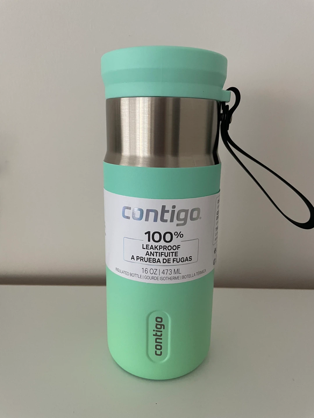 Brand New Contigo 16oz Insulated Leakproof Bottle - Mint