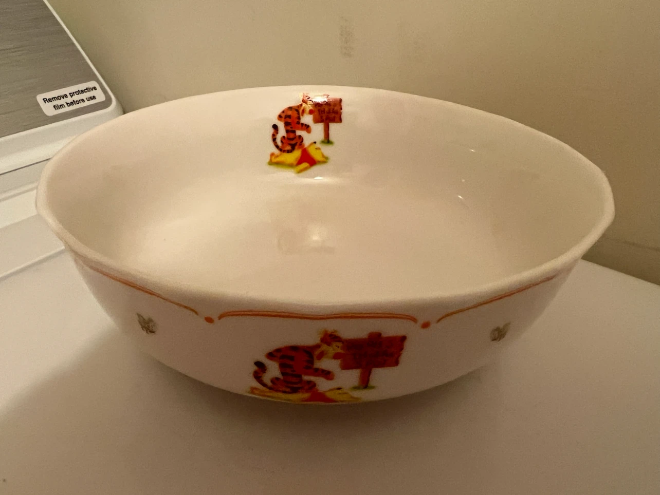 Disney Winnie the Pooh Tigger Ceramic Bowl and Spoon Set - photo 2