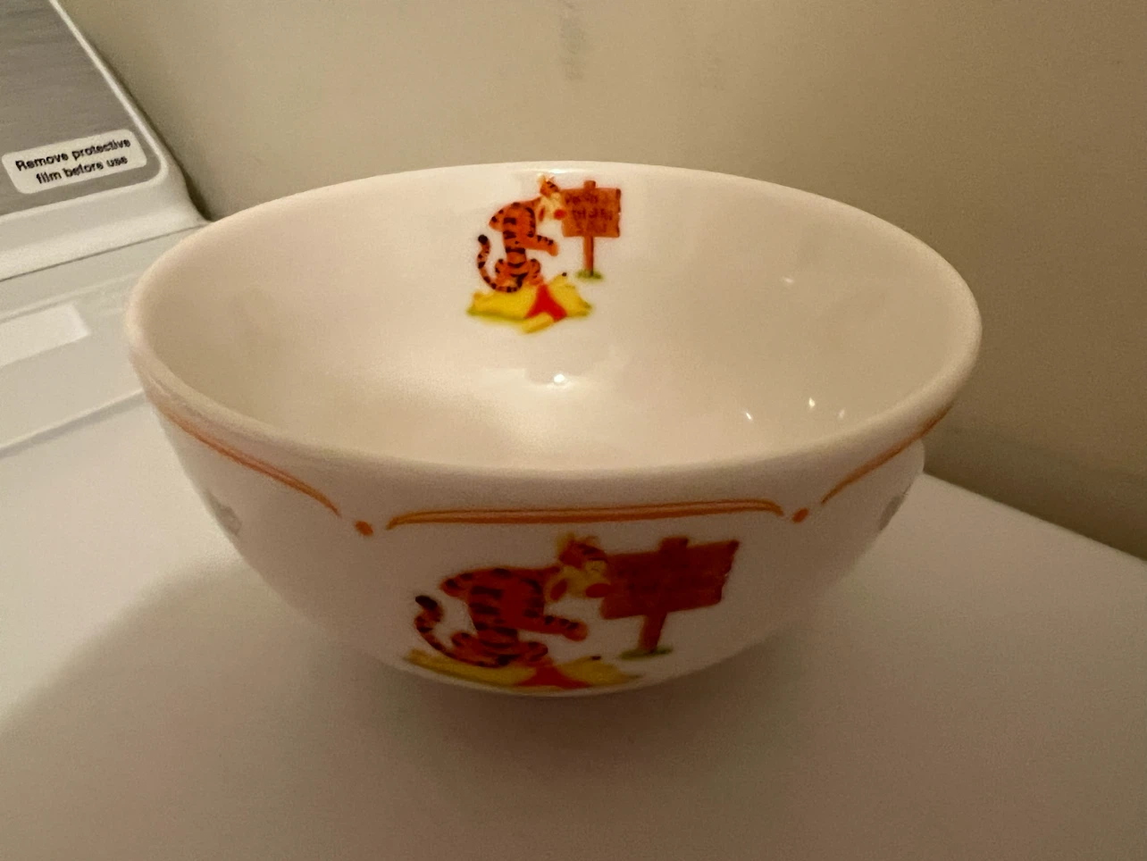 Disney Winnie the Pooh Tigger Ceramic Bowl and Spoon Set - photo 3