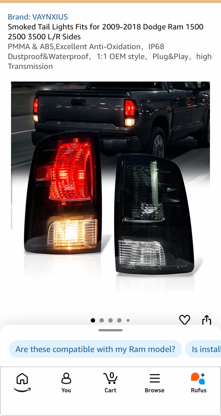 Ram led tail lights - photo 2