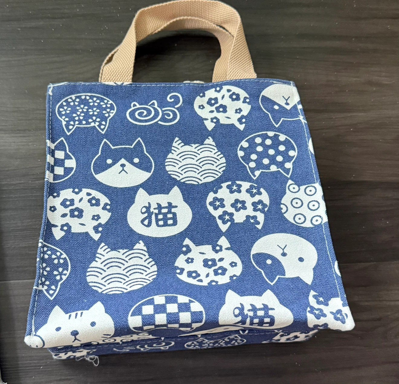 Cat Print Mini Tote Bag – $15 - photo 2