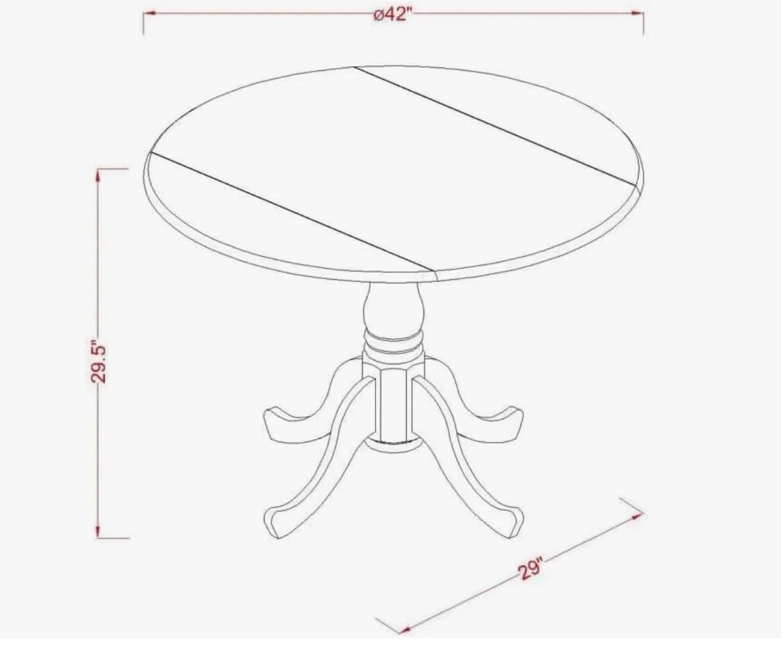 East West Modern Dining Kitchen Table - photo 3