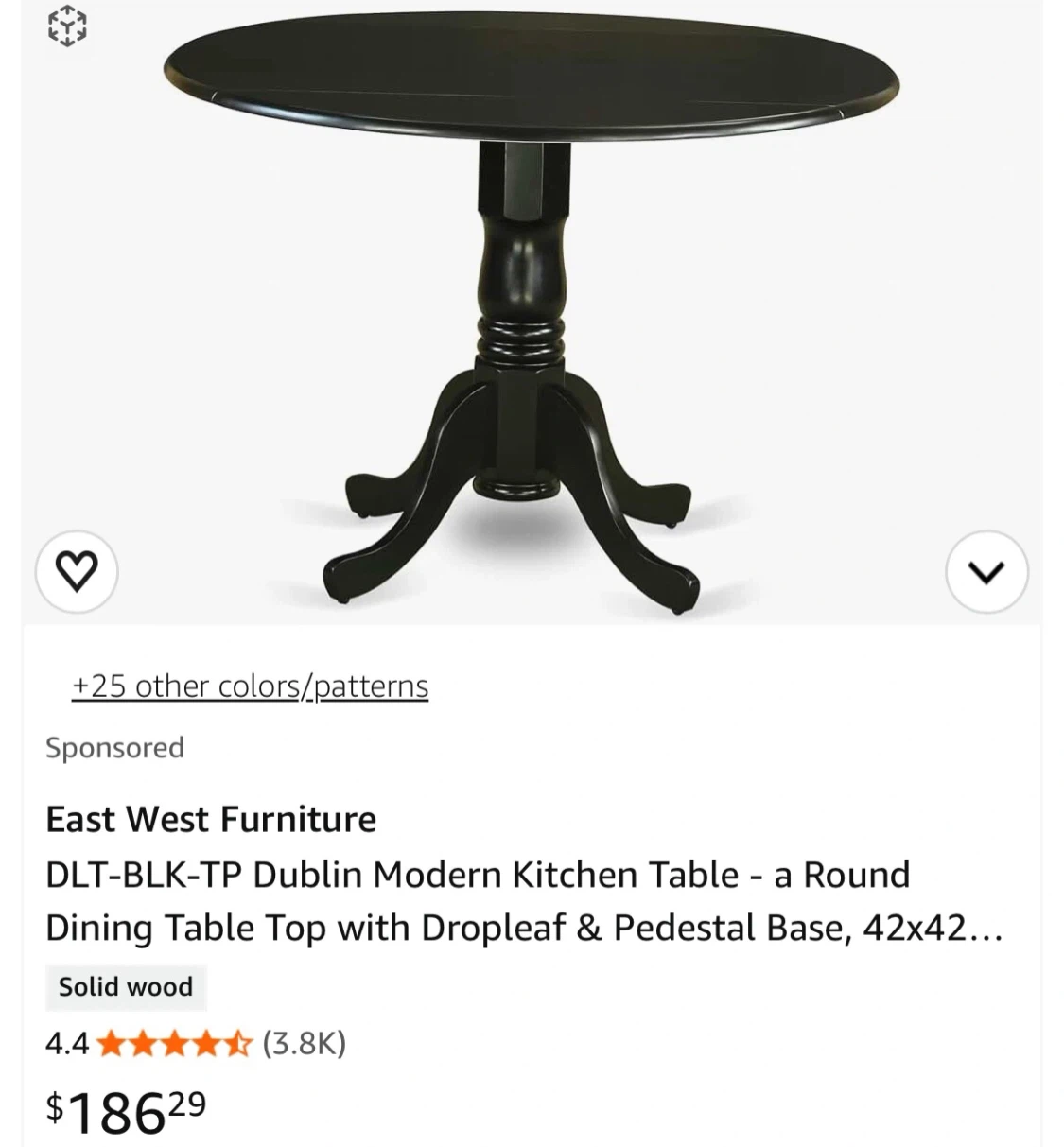 East West Modern Dining Kitchen Table - photo 4