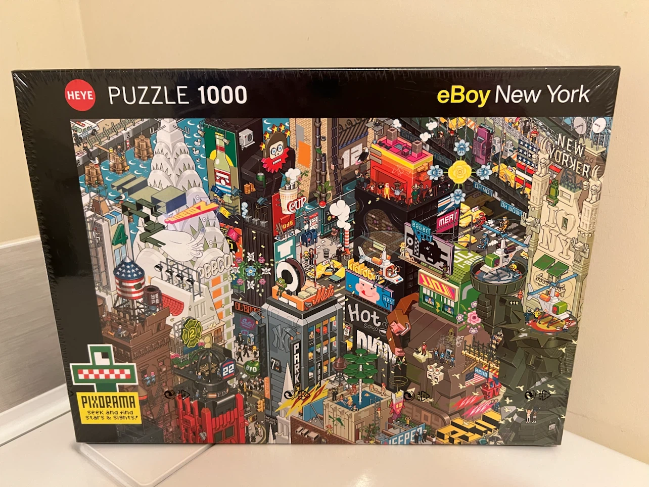 Heye eBoy Pixorama New York Quest 1000 Piece Puzzle