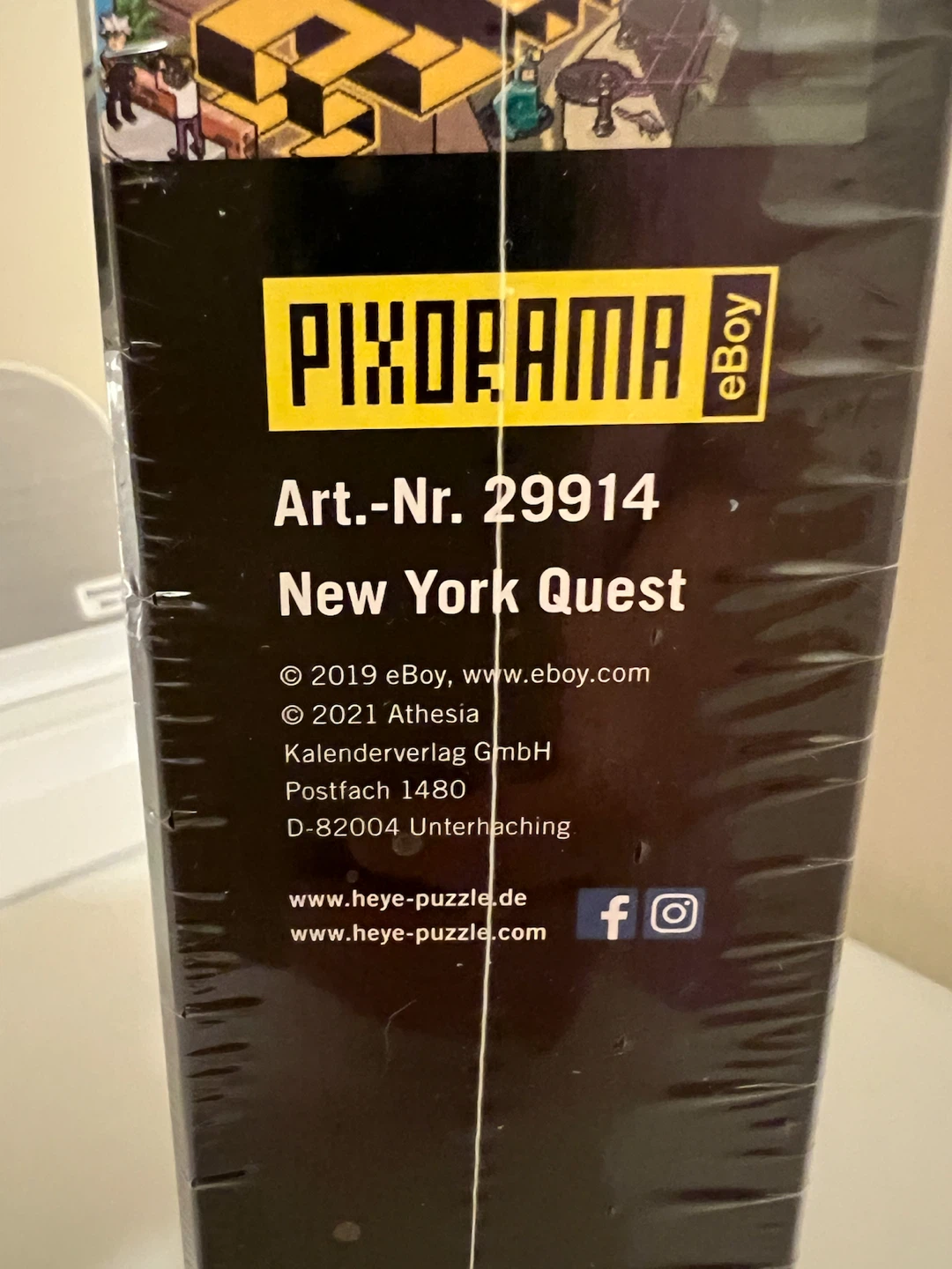 Heye eBoy Pixorama New York Quest 1000 Piece Puzzle - photo 5