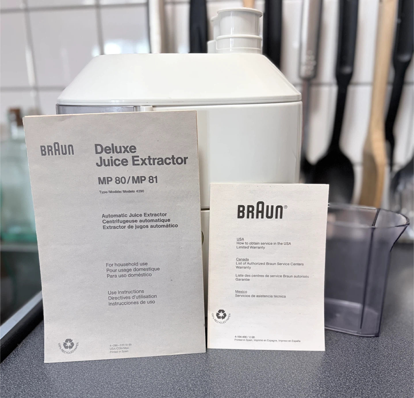Braun Deluxe Juice Extractor MP 80/MP 81 - photo 4