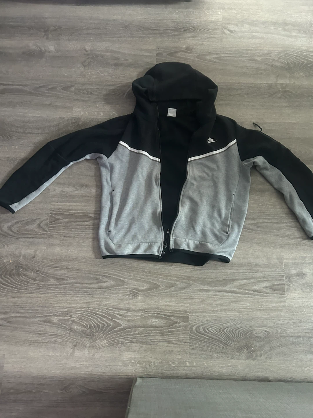 Nike Tech Fleece Full-Zip Hoodie Black/Grey