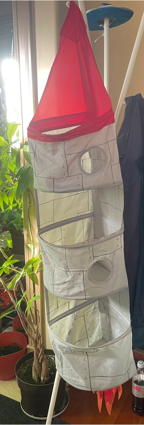 IKEA NÖJE Rocket Ship Hanging Storage