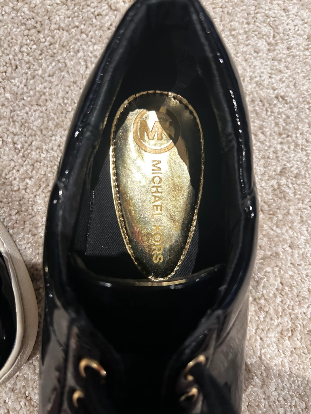 Michael Kors Black Patent Sneakers - photo 2