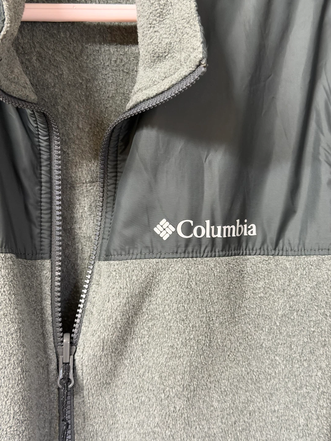 Columbia Men’s Full-Zip Fleece Jacket - Gray - Size M - photo 2