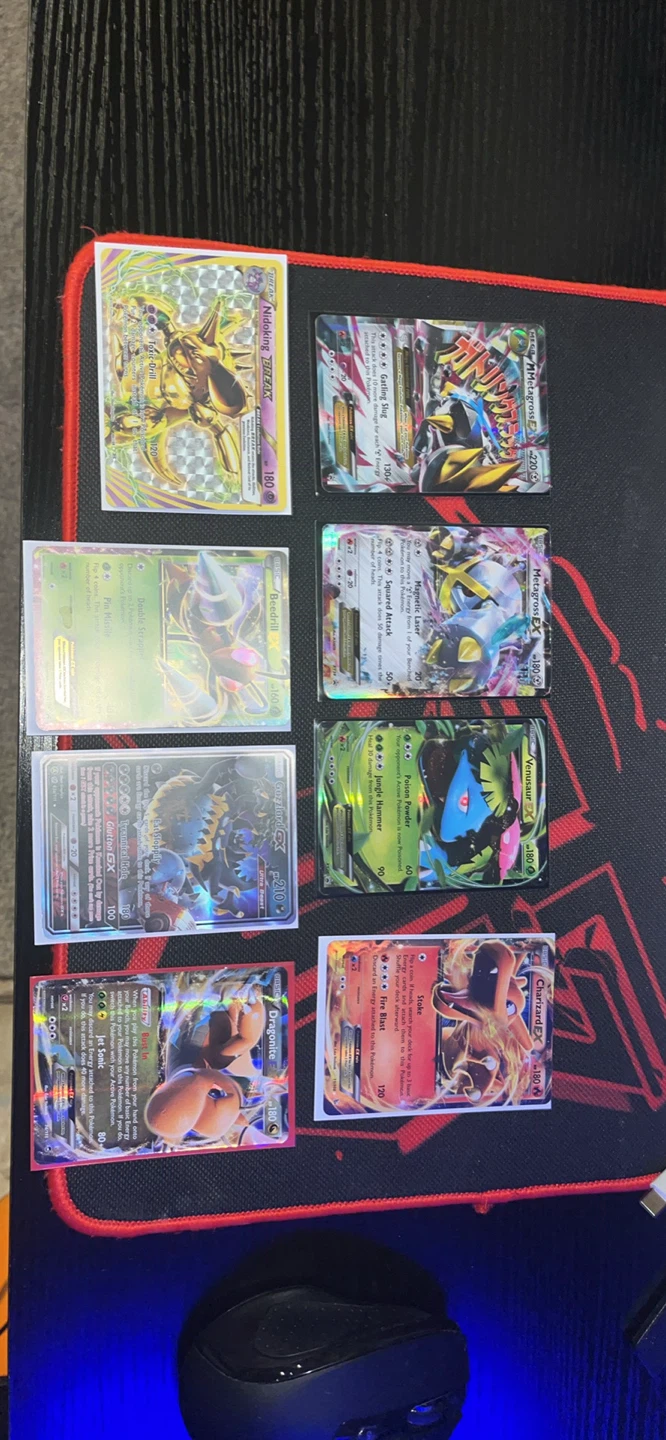 Lot of 8 Assorted Pokemon Trading Cards