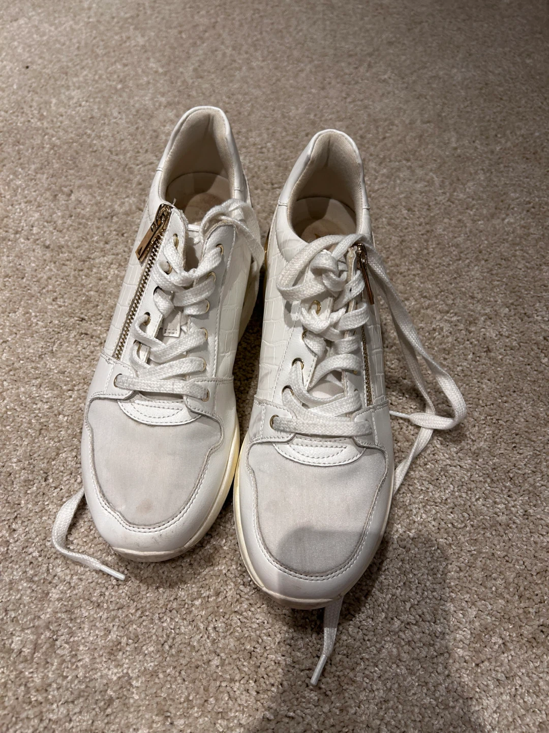 Michael Kors white sneakers