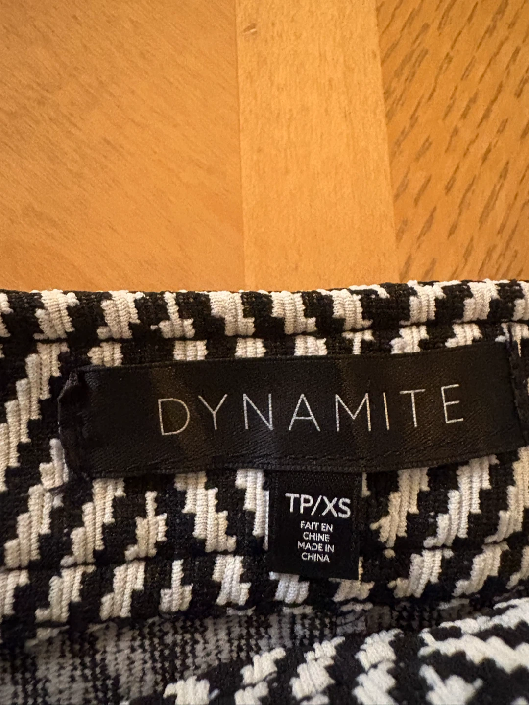 Dynamite Black and White Patterned Shorts - photo 5