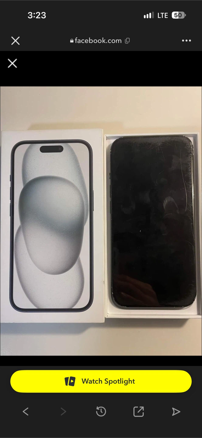 Apple iPhone 15 Black 128 GB