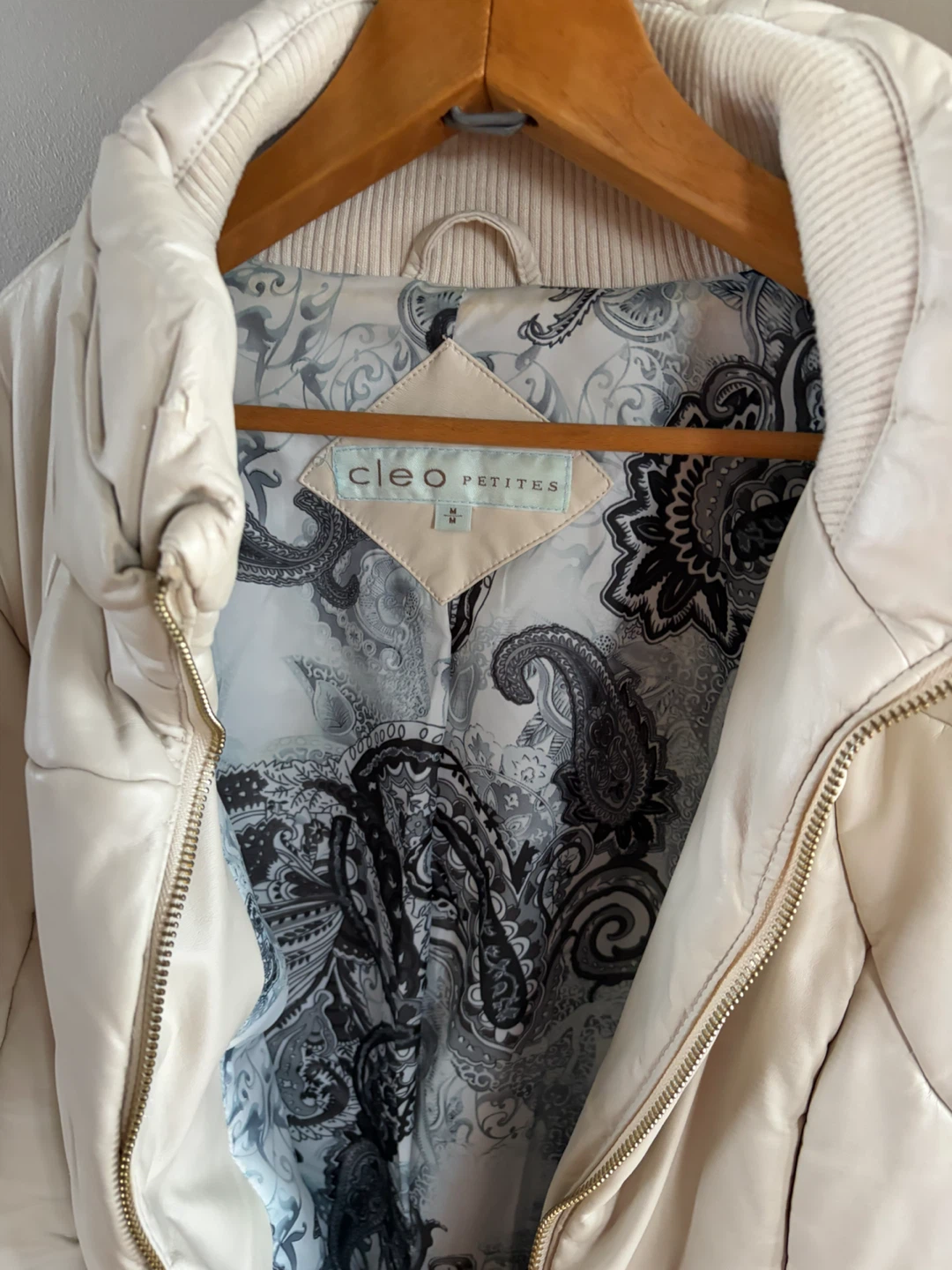 Cleo Petites Cream Puffer Jacket - photo 2