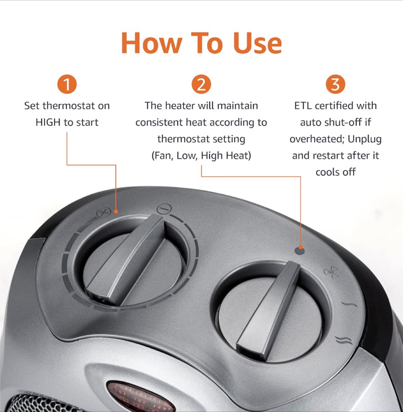 NEW - Ceramic Space Heater - photo 2