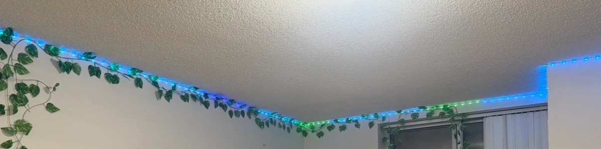 Plastic green vines for decoration - photo 2