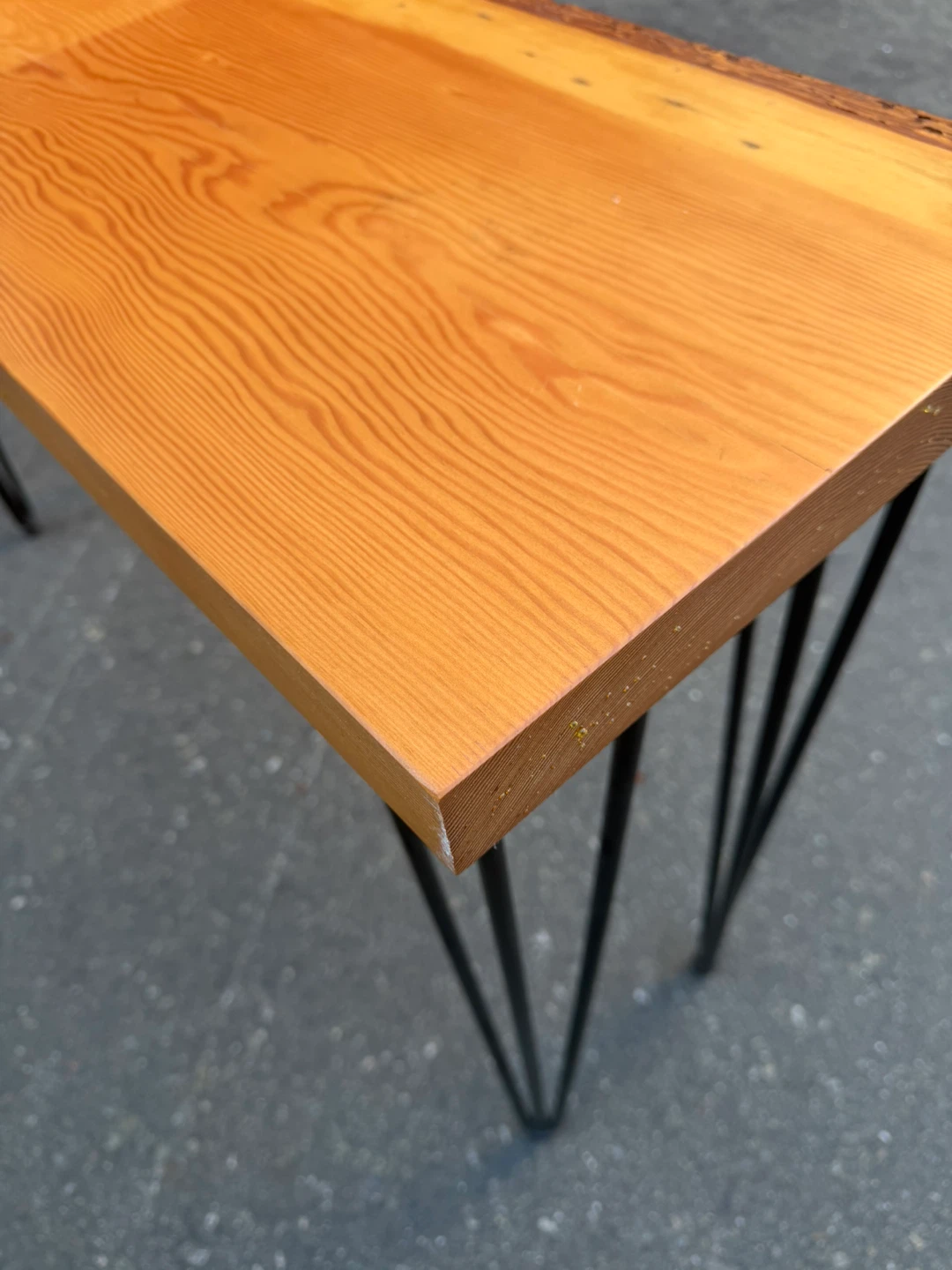 Live Edge Wooden Console Table - photo 2