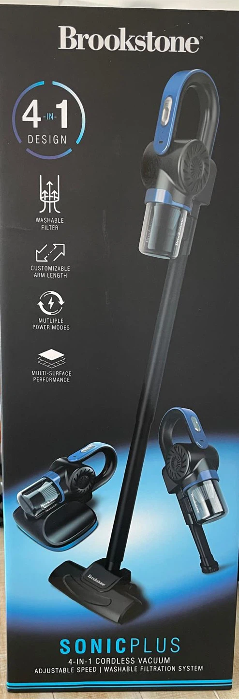 Brookstone SonicPlus 4-in-1 Cordless Vacuum