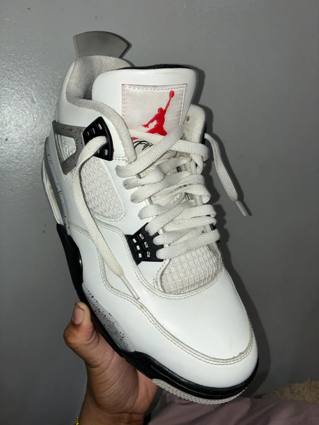 Jordan 4 Cement 2025 Size 9.5 Og All - photo 2